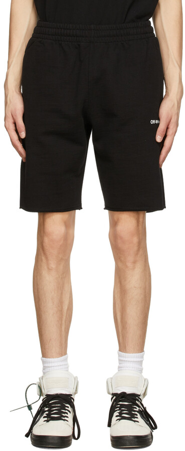 Off-White Black Men's Shorts | Shop the world's largest collection 