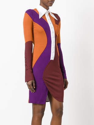 Givenchy colour block collared dress