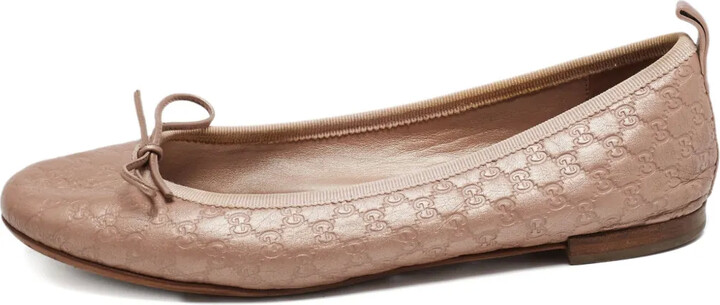 Gucci Pre-Owned Leather Ballet Flats
