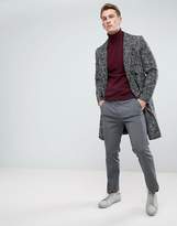 Thumbnail for your product : New Look Wool Overcoat In Fleck Black