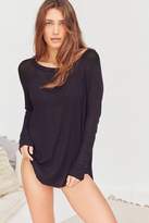 Thumbnail for your product : Out From Under Sophia Split Side Slouchy Raglan Top