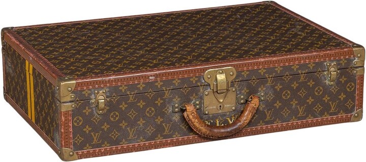 Louis Vuitton 20th Century Suitcase In Monogram Canvas, France C.1970