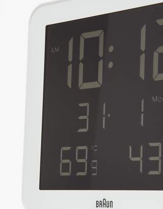 Braun BNC014 Digital Wall Clock in White