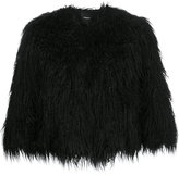 Thumbnail for your product : Theory synthetic fur jacket - women - Cotton/Acrylic/Modacrylic - XS