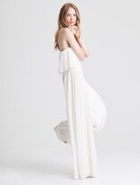 Thumbnail for your product : Halston Strapless Pleated Jumpsuit