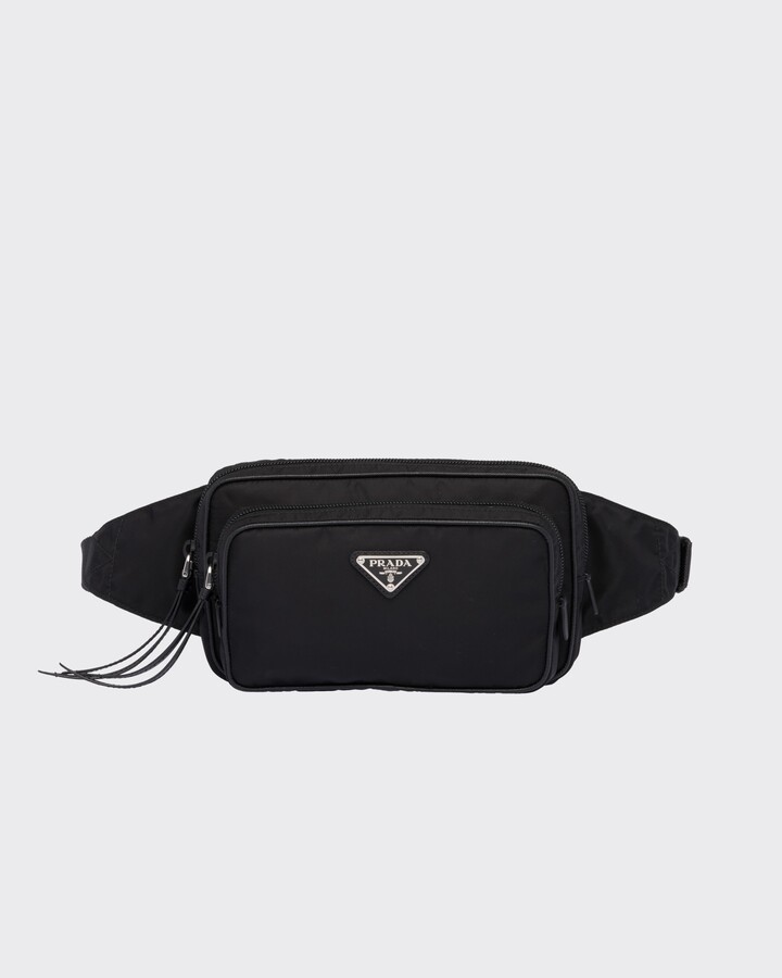 Prada. Vintage 90' waistbag., Black fanny pack, in