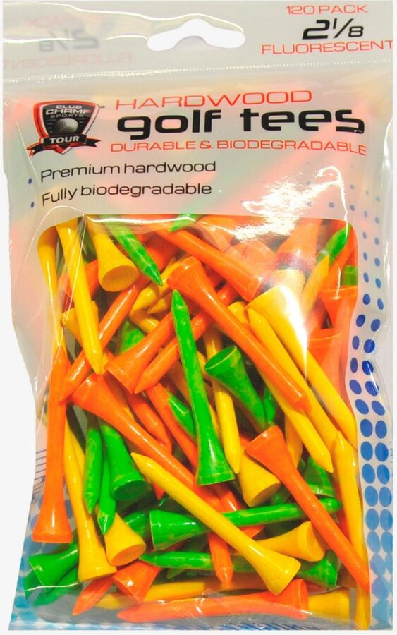 Club Champ Sports Precision Golf Tees - 2 1/8" - 120 Pack