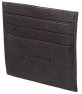 Thumbnail for your product : Longchamp Grained Leather Le Foulonne Card Holder