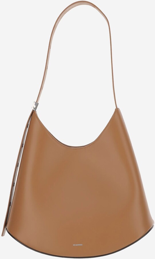 Jil Sander Eldorado Medium Leather Shoulder Bag