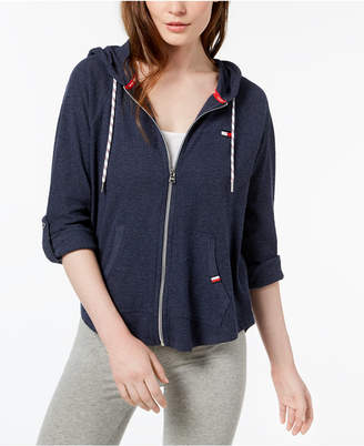 Tommy Hilfiger Roll-Tab Sleeve Hoodie, Created for Macy's