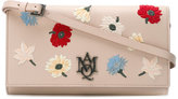 Alexander McQueen - floral clutch bag - women - Cuir/Métal (autre)/Canvas - Taille Unique