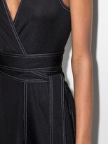 Thumbnail for your product : Golden Goose Black Cleopatra Belted Maxi Dress