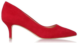 red kitten heel shoes uk