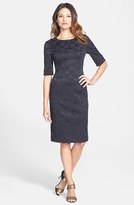 Thumbnail for your product : Pink Tartan 'Willow' Floral Jacquard Sheath Dress