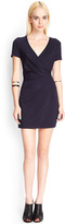 Thumbnail for your product : Forever 21 Faux-Wrap Surplice Dress