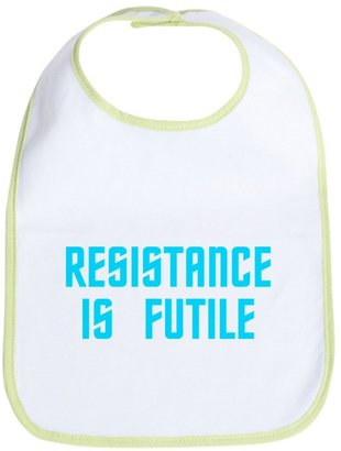 CafePress - Resistance Is Futile - Cute Cloth Baby Bib, Toddler Bib