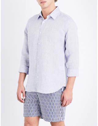 Orlebar Brown Tailored-fit linen shirt
