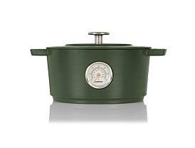 Combekk Dutch Oven With Thermometer 24Cm Green