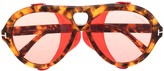 Thumbnail for your product : Tom Ford Eyewear Neughman pilot-frame sunglasses