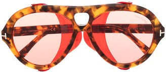 Tom Ford Eyewear Neughman pilot-frame sunglasses