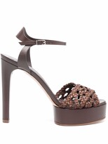 Thumbnail for your product : Casadei Open Toe Pumps