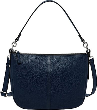 Jolie Zip Key Leather Crossbody Shoulder Bag