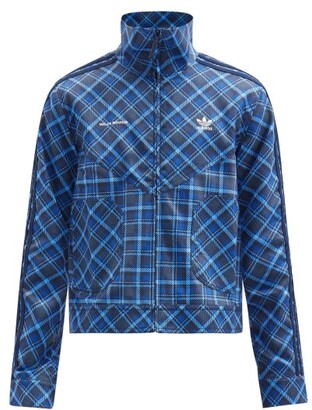 ADIDAS X WALES BONNER Tartan-print Twill Track Jacket - Blue - ShopStyle