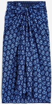 Thumbnail for your product : J.Crew Draped sarong in navy bouquet block print