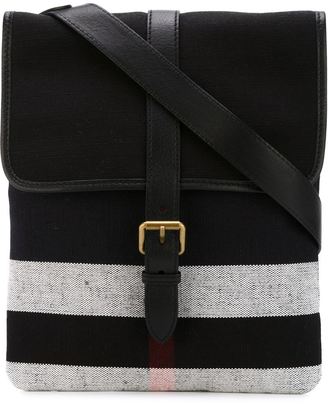 Burberry buckle strap messenger bag