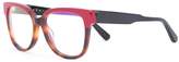 Thumbnail for your product : Marni colour block optical glasses