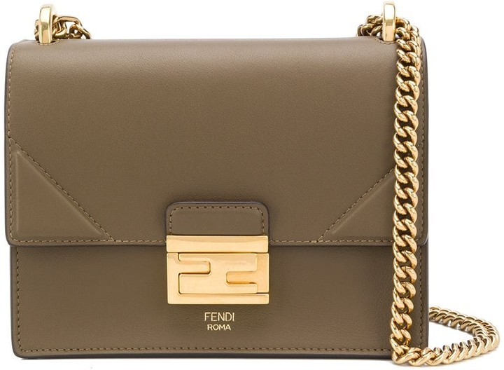 kan i small leather shoulder bag