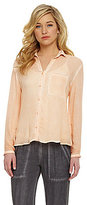 Thumbnail for your product : Chelsea & Violet Woven Pullover Blouse