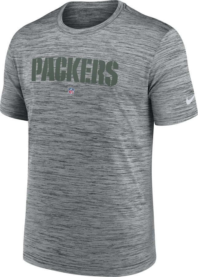 Nike Men's Dri-FIT Sideline Velocity (NFL Green Bay Packers) T-Shirt in  Grey - ShopStyle