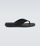 Thumbnail for your product : Prada Logo thong sandals