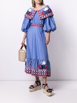 Thumbnail for your product : Stella Jean Embroidered Motif Flared Dress