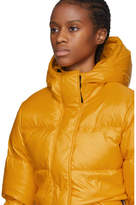 Thumbnail for your product : Kenzo Orange Down Short Belted Puffa Jacket