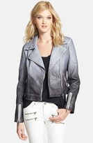 Thumbnail for your product : Sam Edelman Dip Dyed Faux Leather Moto Jacket