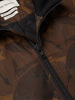 Thumbnail for your product : Oliver Spencer Camouflage-Print Herringbone Cotton-Twill Bomber Jacket
