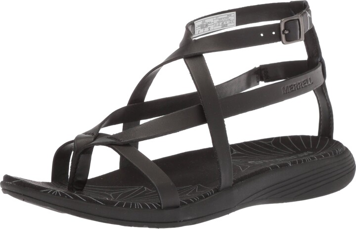 merrell duskair seaway slide leather