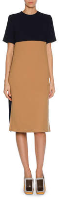 Marni Short-Sleeve Colorblock Dress