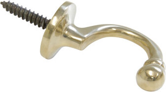 RCH Supply Company Curve Brass Wall-Hook