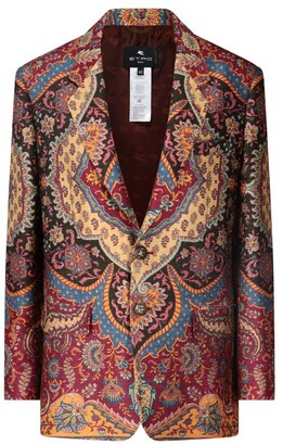 Etro Paisley Printed Tailored Blazer - ShopStyle