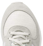 Thumbnail for your product : adidas Marathon Boost Suede-Trimmed Leather And Mesh Sneakers