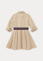 Thumbnail for your product : Ralph Lauren Belted Cotton Chino Shirtdress