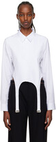 Thumbnail for your product : Dion Lee White Garter Bib Shirt
