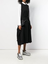 Thumbnail for your product : Comme des Garcons Pleated Panel Midi Dress