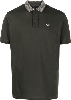 Emporio Armani Mercerised Piqué Polo Shirt