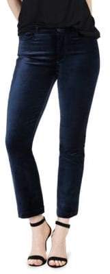 Paige Colette Velvet Crop Jeans