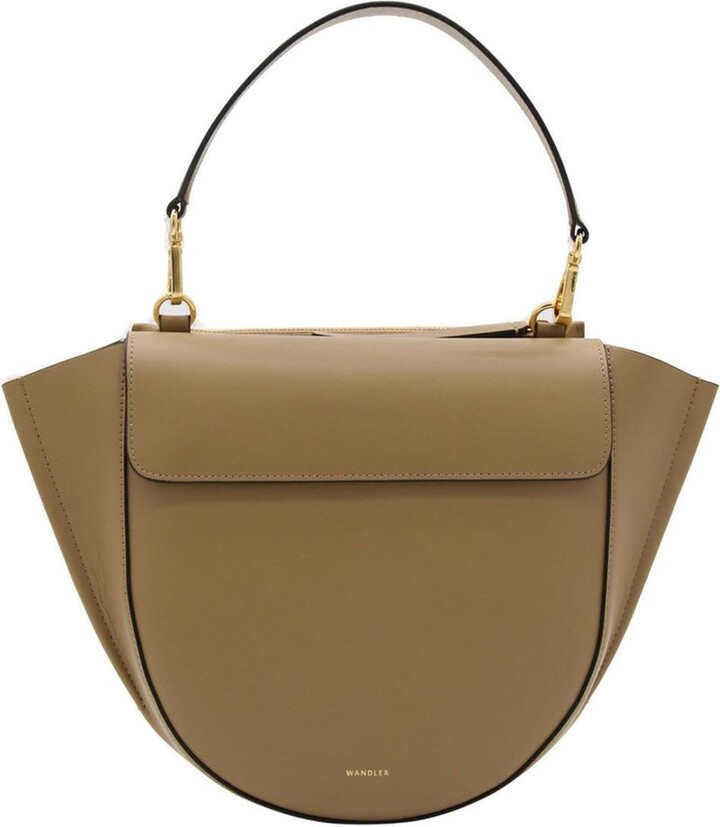 Wandler Hortensia Logo Printed Medium Tote Bag