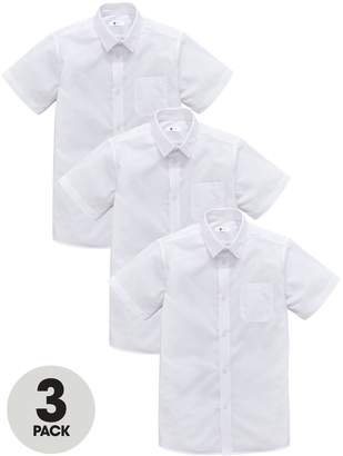 Very Boys 3 Pack Short Sleeved School Shirts